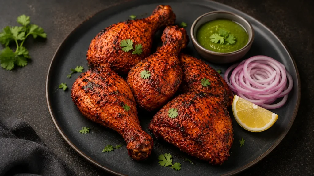 How to Serve Air Fryer Tandoori Chicken